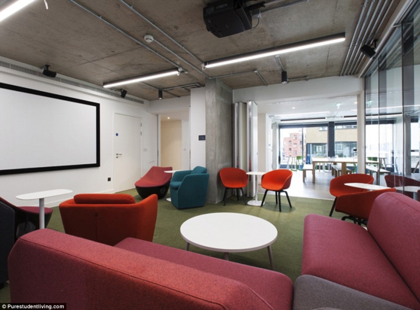 Dormitorio de lujo: Los estudiantes de Londres no están contentos con las habitaciones por $2,200 al mes