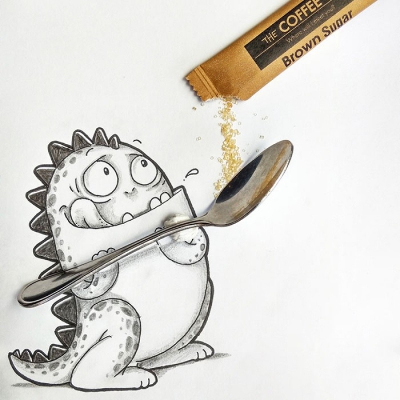 Dos hermanos tienen un dragón real en Instagram