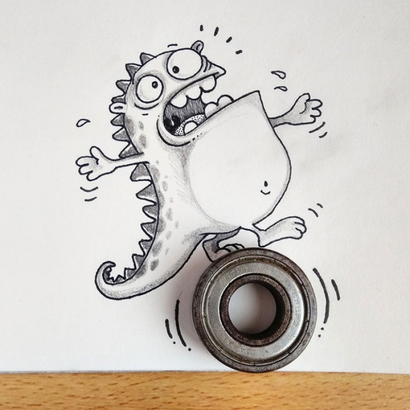 Dos hermanos tienen un dragón real en Instagram