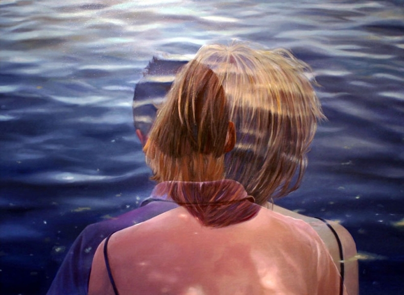 Double exposure on Pacayla Rae Bean's canvases Double exposure on Pacayla Rae Bean's canvases