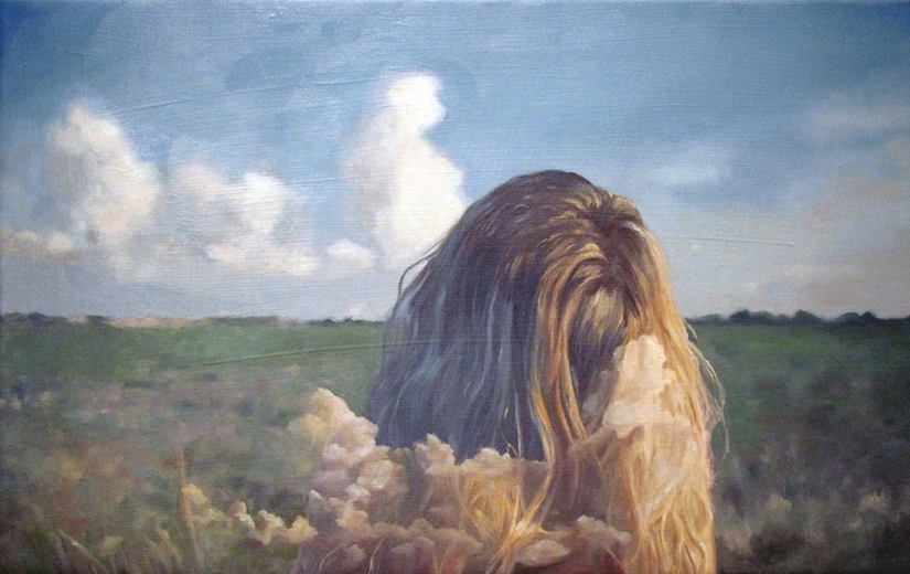 Double exposure on Pacayla Rae Bean's canvases Double exposure on Pacayla Rae Bean's canvases