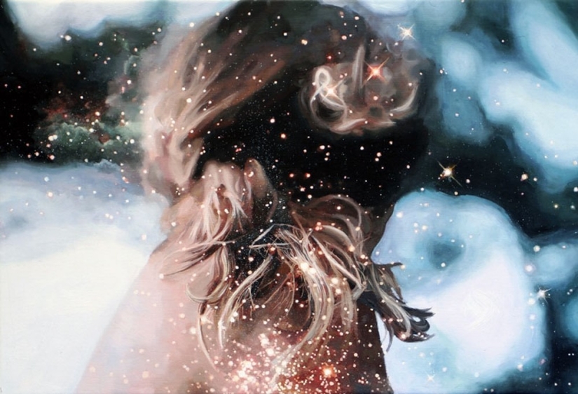 Double exposure on Pacayla Rae Bean's canvases Double exposure on Pacayla Rae Bean's canvases