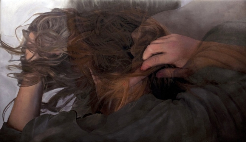 Double exposure on Pacayla Rae Bean's canvases Double exposure on Pacayla Rae Bean's canvases