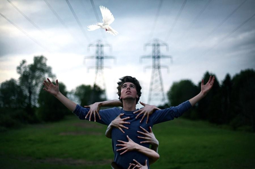 Dramatic self-portraits of a 19-year-old romantic Dramatic self-portraits of a 19-year-old romantic