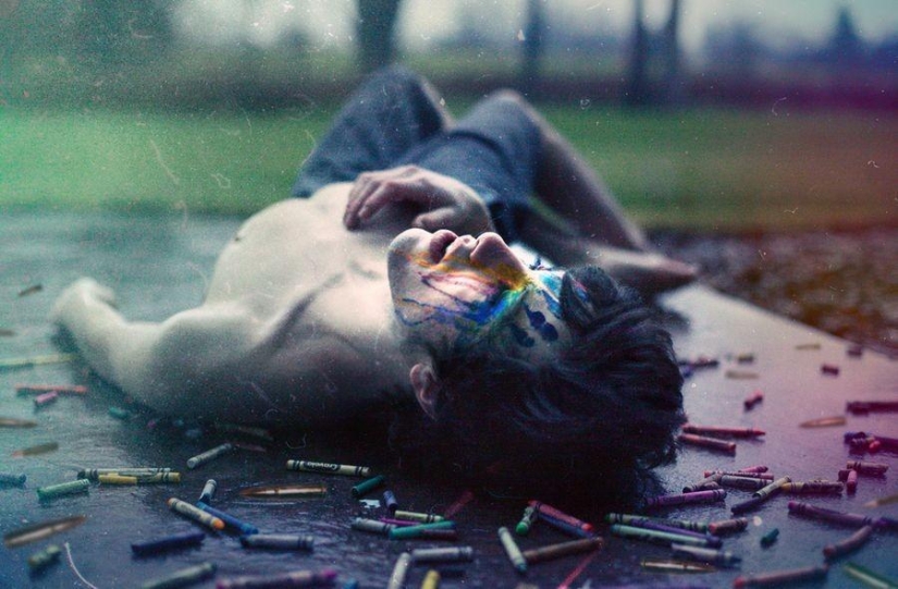 Dramatic self-portraits of a 19-year-old romantic Dramatic self-portraits of a 19-year-old romantic