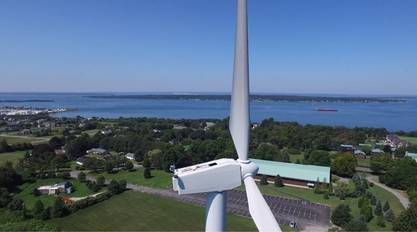 Drone caught sunbathing on a windmill Drone caught sunbathing on a windmill