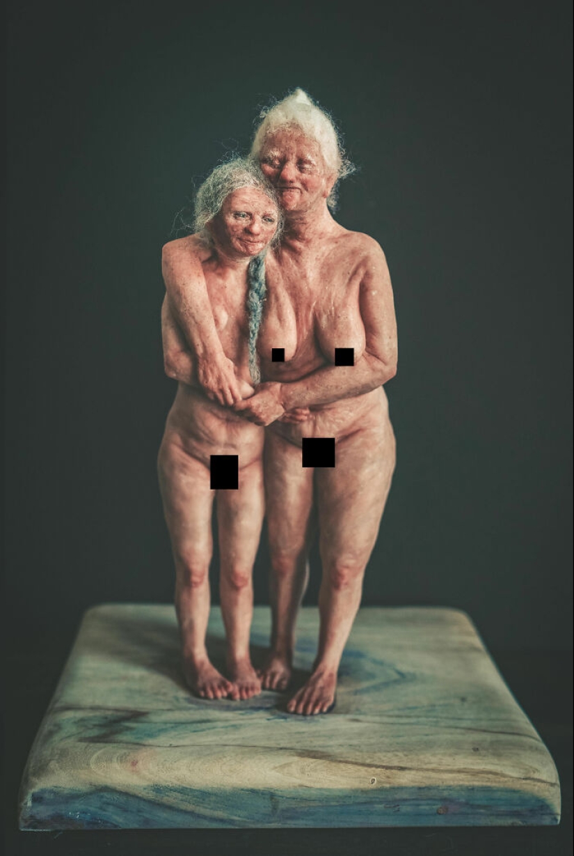 Echa un vistazo a estas esculturas realistas de mujeres