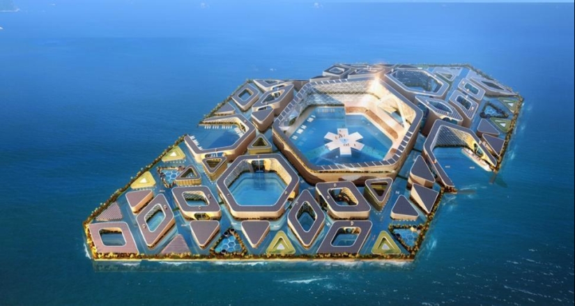 Eco Atlantis - the city of the future off the coast of China