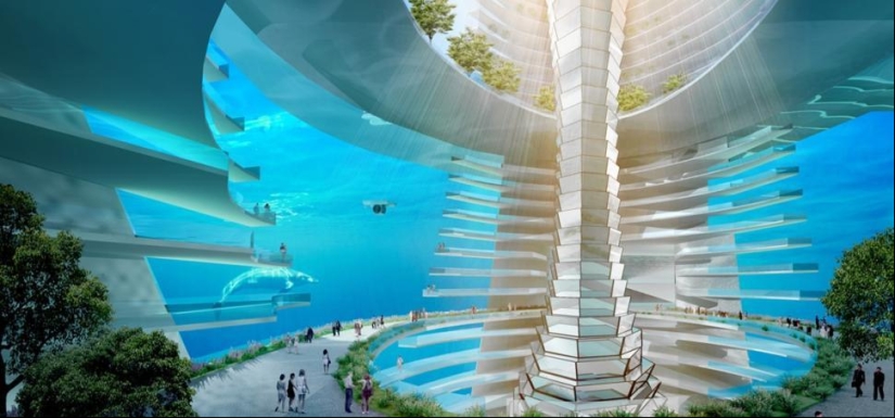 Eco Atlantis - the city of the future off the coast of China