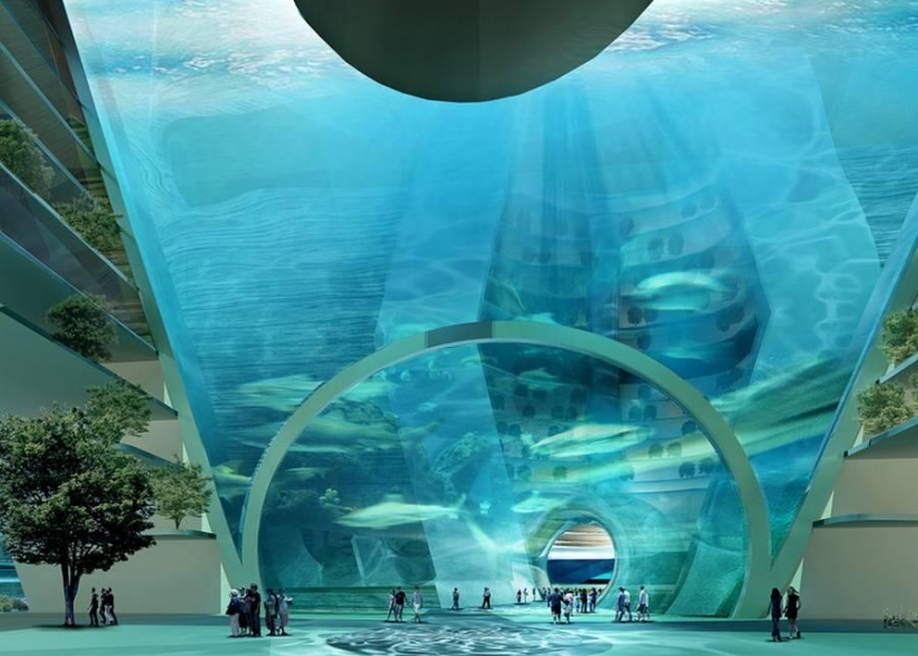 Eco Atlantis - the city of the future off the coast of China