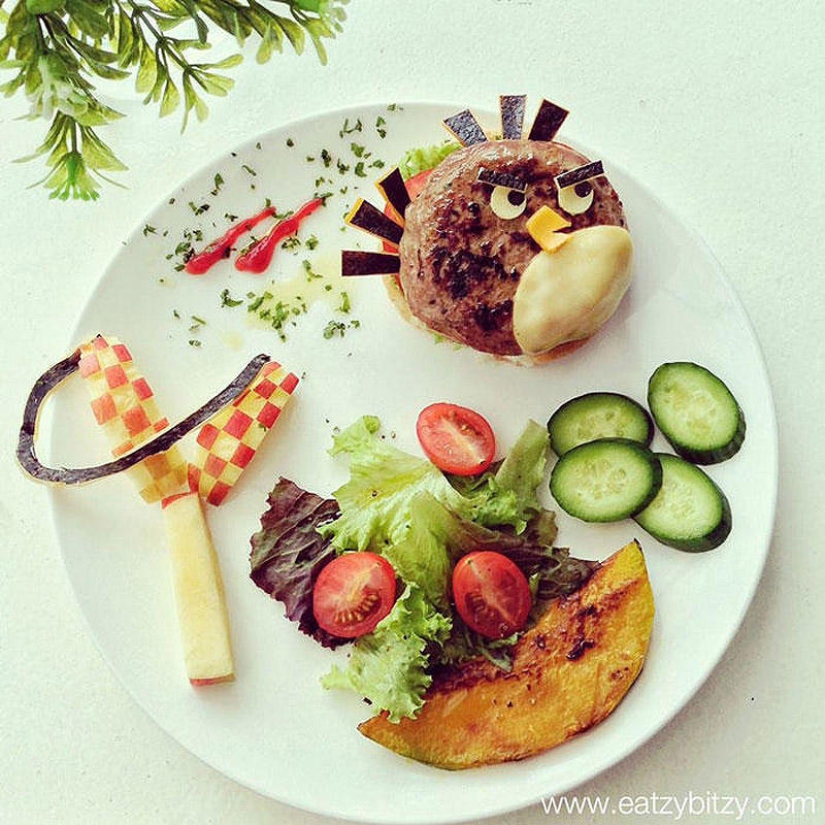 El artista convierte los platos en obras maestras El artista convierte los platos en obras maestras