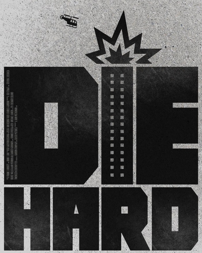 El artista rehizo carteles de películas de películas famosas, y resultó mejor que los originales