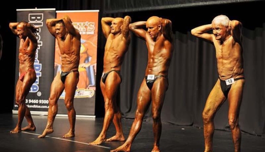 El culturista más viejo del mundo.