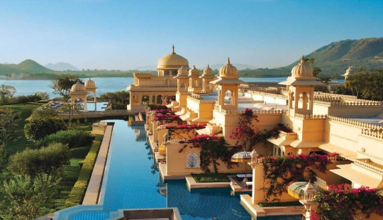 El hotel más lujoso de la India.