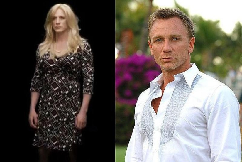 El papel femenino de un actor masculino. El papel femenino de un actor masculino.