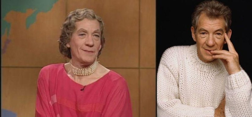 El papel femenino de un actor masculino. El papel femenino de un actor masculino.