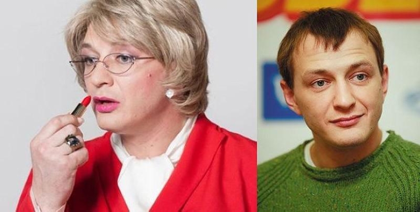 El papel femenino de un actor masculino. El papel femenino de un actor masculino.