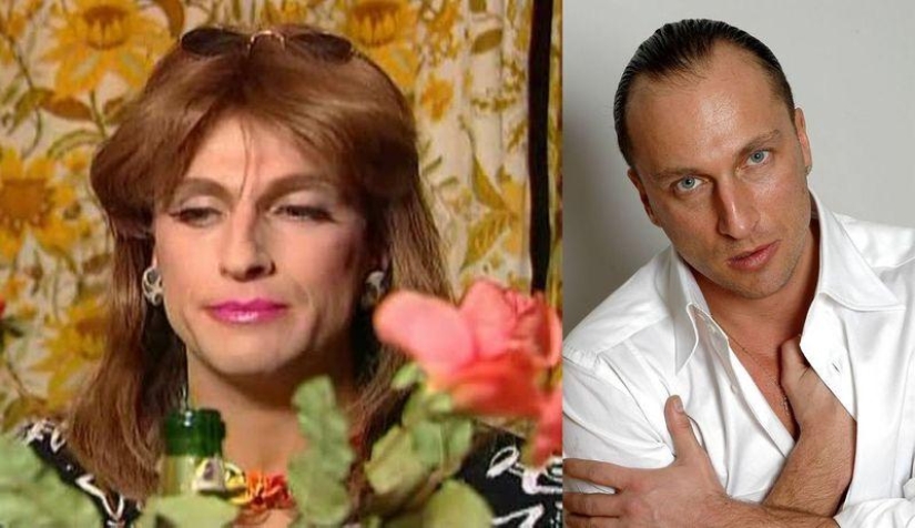 El papel femenino de un actor masculino. El papel femenino de un actor masculino.