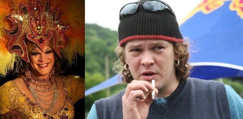 El papel femenino de un actor masculino. El papel femenino de un actor masculino.