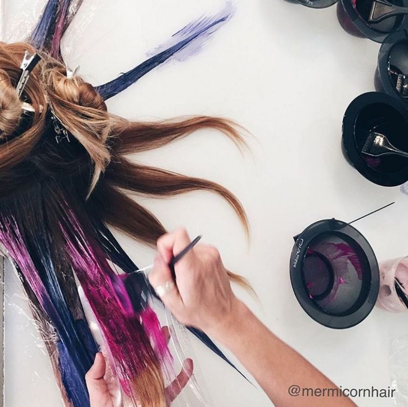El “pelo de sirena” es una nueva tendencia de belleza de las redes sociales