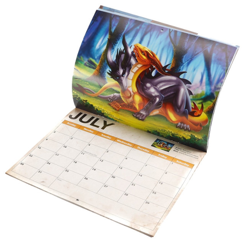 El regalo más extraño es un calendario con dragones copulantes para 2017 El regalo más extraño es un calendario con dragones copulantes para 2017