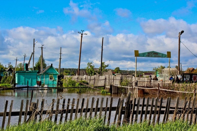 El verano en Altai comenzó con una terrible inundación