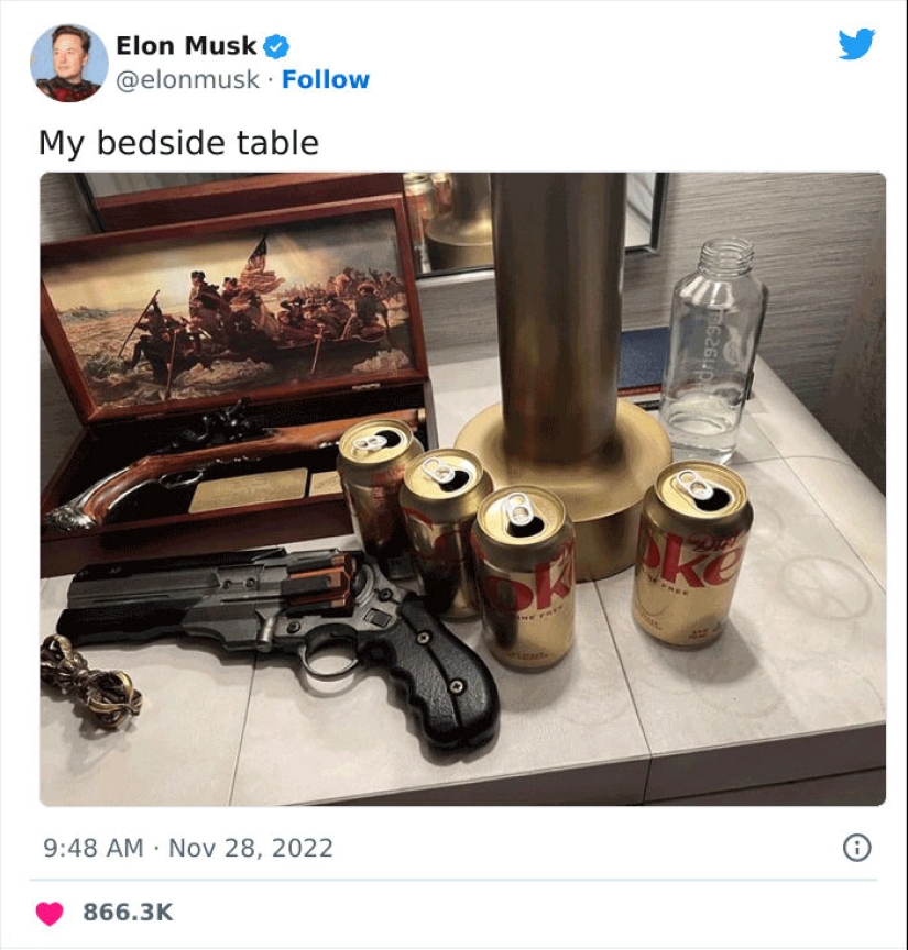 Elon Musk Posted A Picture Of His Bedside Table, So The Internet Made Funny Memes About It Elon Musk Posted A Picture Of His Bedside Table, So The Internet Made Funny Memes About It