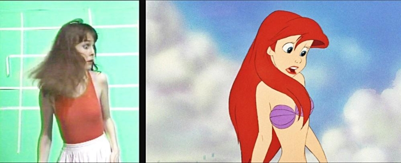 Emotions and movements of real actors, from which Ariel and Prince Eric from Disney&#39;s &quot;The Little Mermaid&quot; were drawn