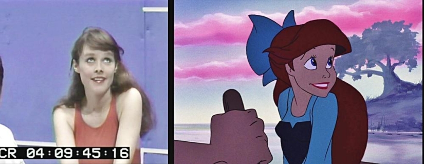 Emotions and movements of real actors, from which Ariel and Prince Eric from Disney&#39;s &quot;The Little Mermaid&quot; were drawn