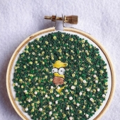 Empecé a bordar en 2017 y estos son algunos de mis mejores trabajos