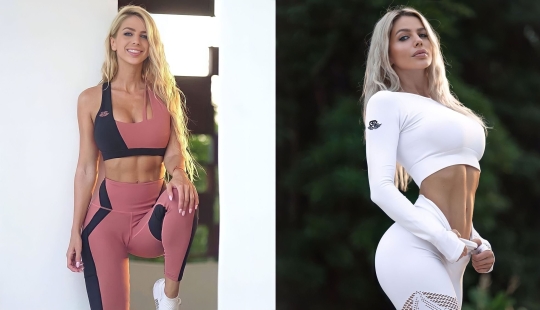En cuclillas: la modelo de fitness austriaca Stephanie Davies, cuya figura inspira a un millón de personas a hacer ejercicio En cuclillas: la modelo de fitness austriaca Stephanie Davies, cuya figura inspira a un millón de personas a hacer ejercicio