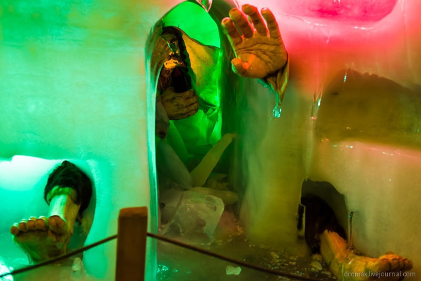 ¡En lo profundo del glaciar!