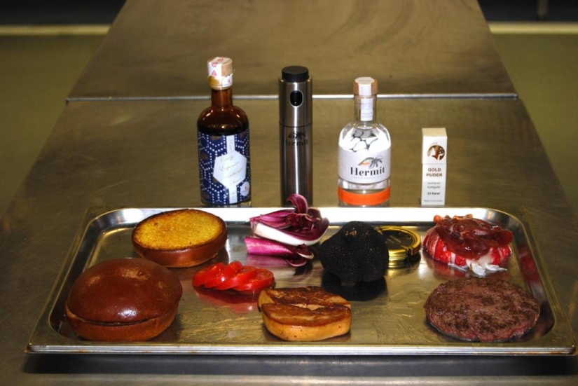 En los Países Bajos, se creó la hamburguesa más cara del mundo a un precio de 131 mil rublos