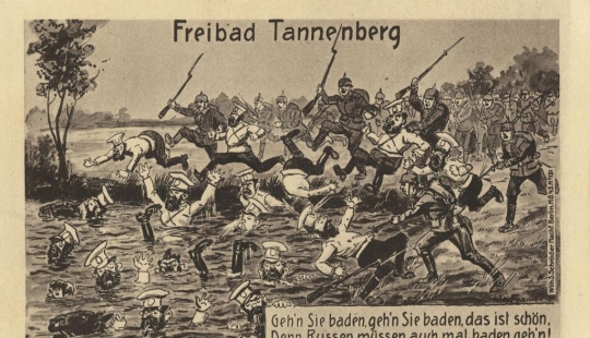 "En lugar de cultura, hay piojos."Postales antirrusas de la Primera Guerra Mundial