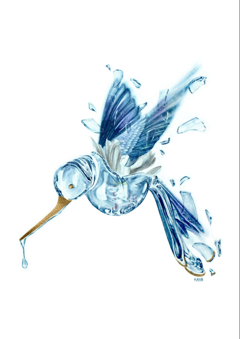 En mis pinturas de acuarela, trato de capturar el significado más profundo de los elementos humanos y de la naturaleza 13 imágenes En mis pinturas de acuarela, trato de capturar el significado más profundo de los elementos humanos y de la naturaleza 13 imágenes