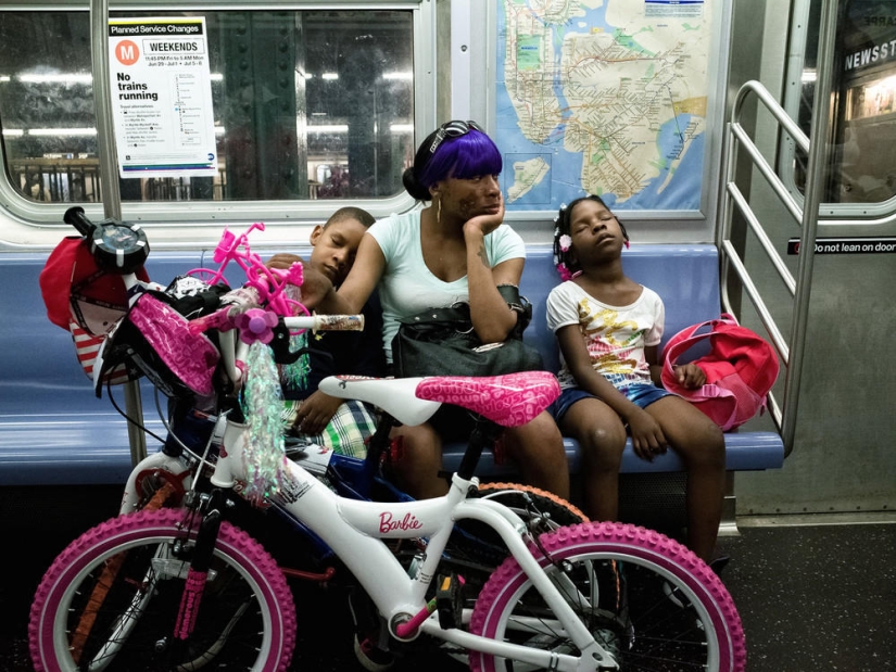 en transporte publico