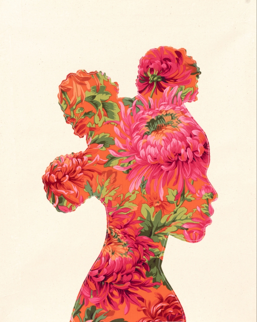 Encarnando vitalidad y alegría, los retratos estampados de Gio Swaby celebran la negritud y la feminidad