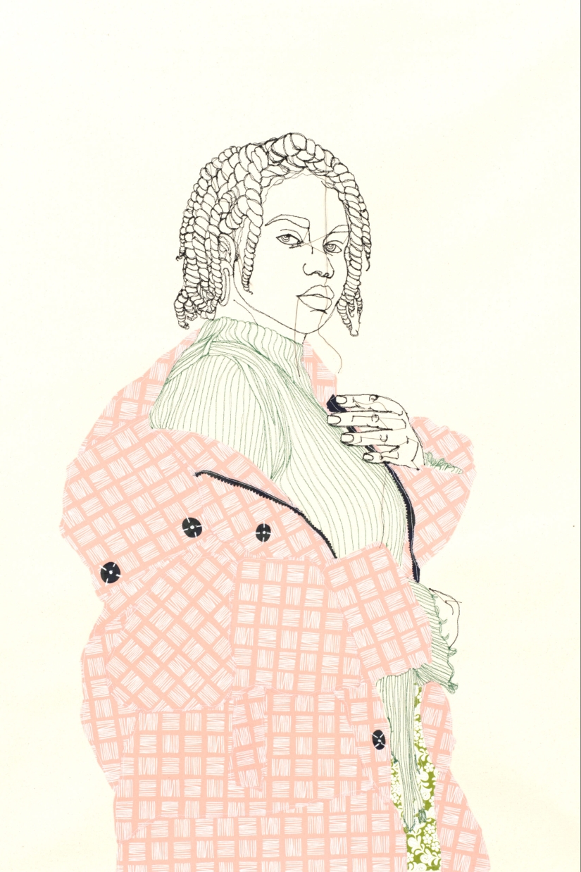 Encarnando vitalidad y alegría, los retratos estampados de Gio Swaby celebran la negritud y la feminidad