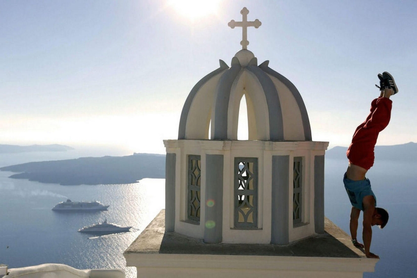 Equilibrio en el borde... en los brazos Equilibrio en el borde... en los brazos