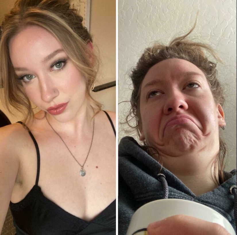 “¡Eres tan hermosa, OH DIOS!”: 14 divertidas imágenes de antes y después, compartidas por estas mujeres con sentido del humor
