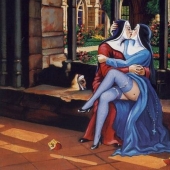 Eroticism of surrealism in the paintings of the French anarchist Clovis Troil