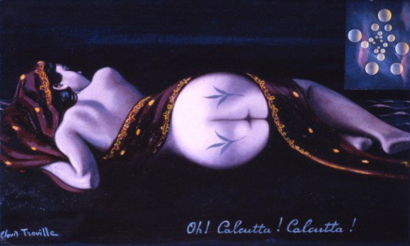 Erotismo del surrealismo en las pinturas del anarquista francés Clovis Troil