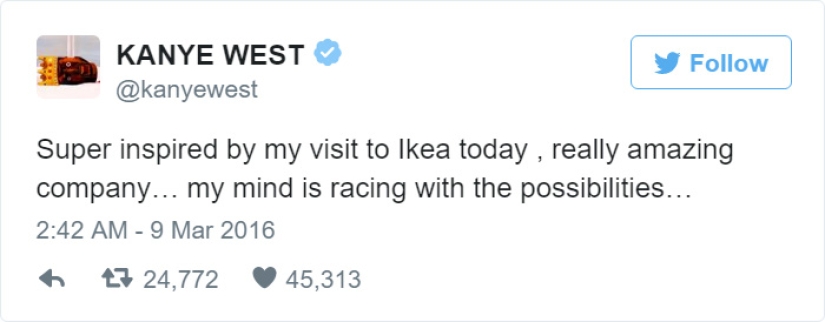 ¡Es una Kardashian! IKEA y sus fans trolean a Kanye West
