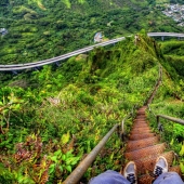 Escalera al cielo: ¡estas fotos harán que tus piernas se dobleguen!