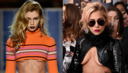 Escote por el contrario: la tendencia de los conjuntos seductores que abren el pecho desde abajo