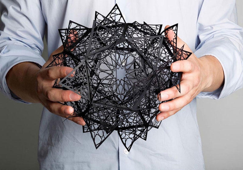 Esculturas de papel calado de Christina Kim