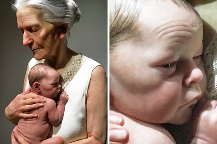 Esculturas irrealmente reales que no se pueden distinguir de una persona viva