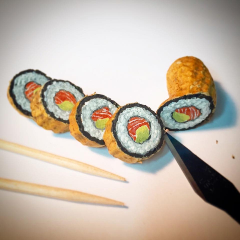 Estadounidense crea ingeniosas figuritas a partir de maní