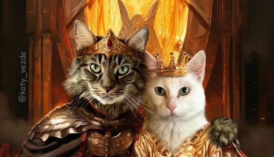 Este artista intercambia personas en pinturas clásicas con gatos (Parte 2)