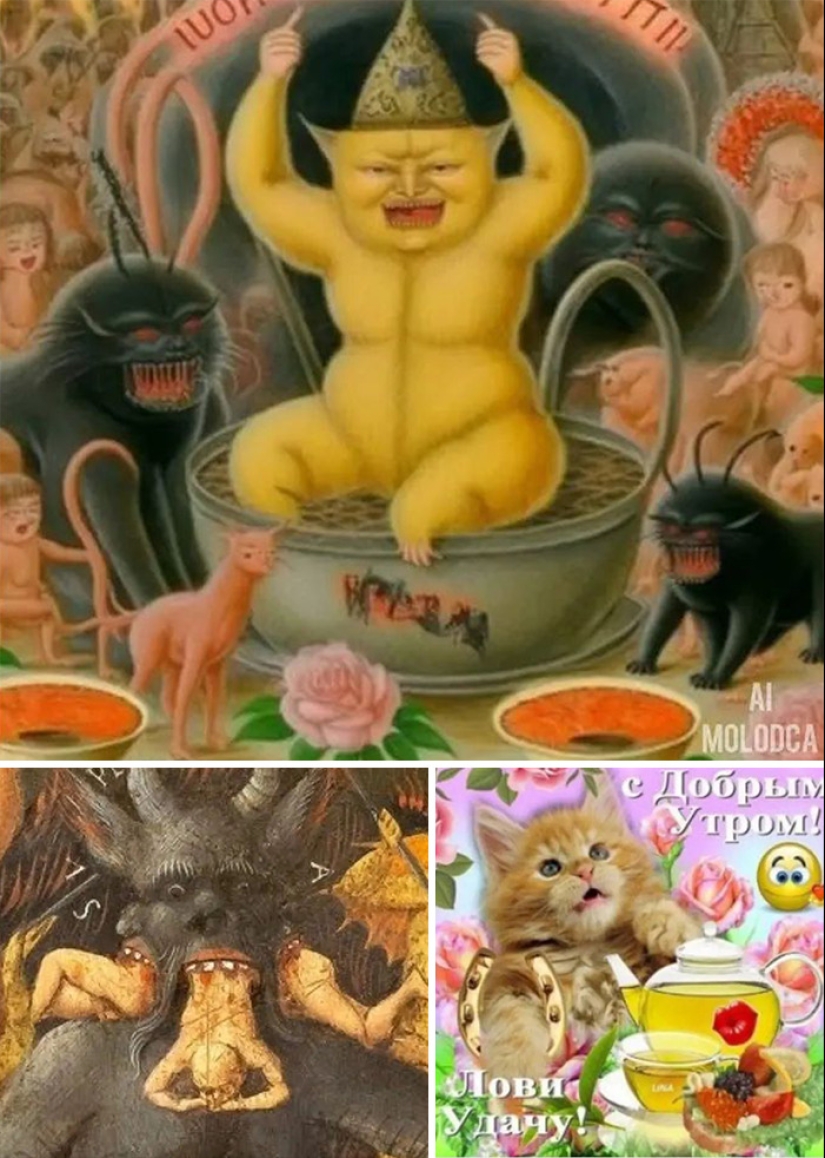 Este creador continúa experimentando con la herramienta de combinación de imágenes de IA y los resultados son divertidísimos